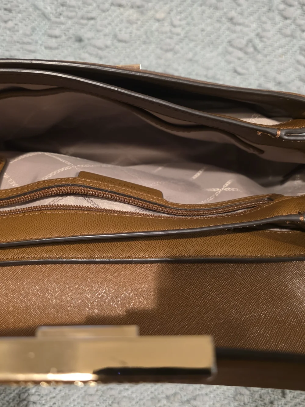 MICHAEL KORS Rochelle Medium Saffiano Leather Top-Handle Bag